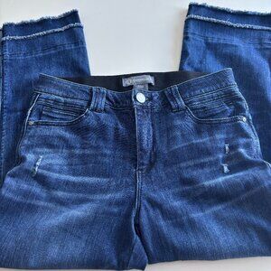 Democracy Double Layer Fray Hem Jeans